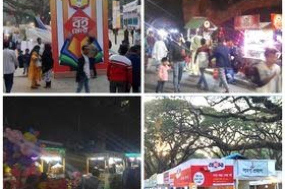 প্রতিকুলতায় চলছে এবারের একুশের বইমেলা