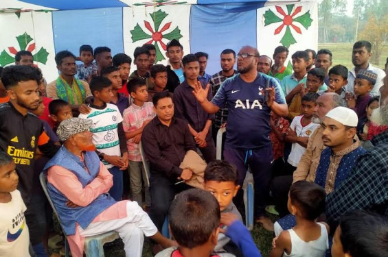 শান্তিগঞ্জে সাদাত মান্নান অভির পক্ষে গণসংযোগ