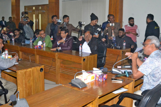 খুলনায় সাংবাদিকদের সাথে কুয়েট ভাইস-চ্যান্সেলর এর মতবিনিময় সভা