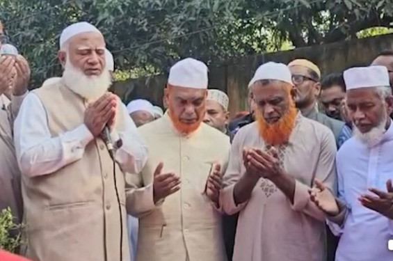 বেনাপোলে ছাত্র আন্দোলনে নিহত আব্দুল্লাহর বাড়িতে গেলেন জামায়াতের আমির
