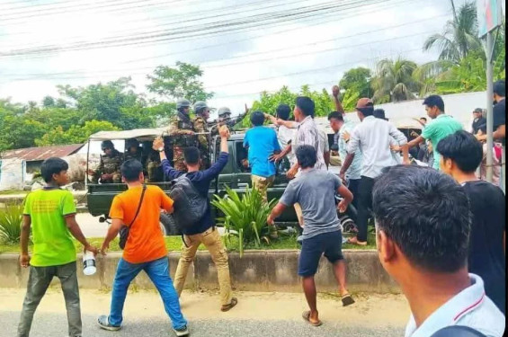 খাগড়াছড়িতে অবরোধের নামে সহিংস ঘটনায় তিনটি মামলা দায়ের।