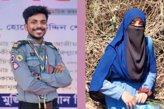বশেমুরবিপ্রবি রোভার-ইন-কাউন্সিলের সভাপতি অনিক সম্পাদক ফারিহা