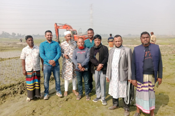 গাজীপুরে জলাবদ্ধতা নিরসনে তুরাগ নদের খাল খনন শুরু