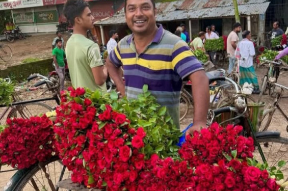 ফুলে ভরেছে যশোরের গদখালীতে, চাষিদের মুখে ফের হাসি
