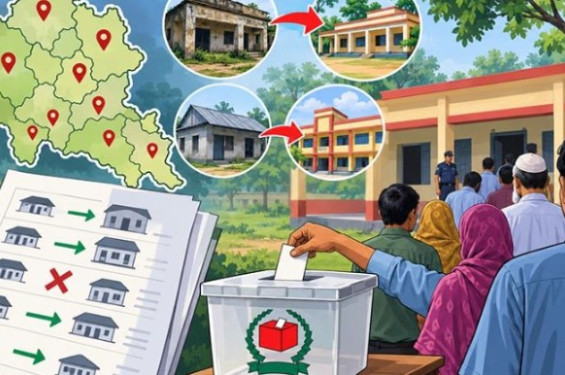 যশোরের ৮ উপজেলায় ইউপি নির্বাচন প্রস্তুতি ঘিরে ৫৪ ভোটকেন্দ্রে পরিবর্তন