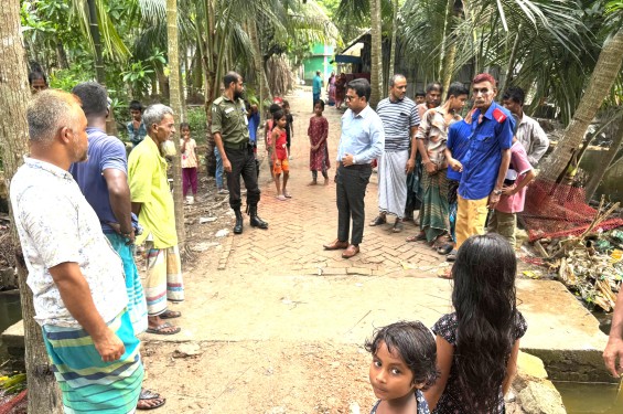 নড়াইলে অজ্ঞাত কঙ্কাল, মাথার খুলি ও নারীর পোশাক উদ্ধার