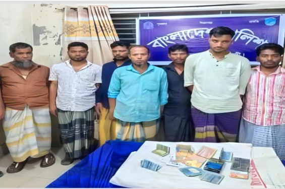 শিবপুরে কলাবাগানে জুয়া খেলায় ব্যস্ত ৭ জুয়াড়ি আটক