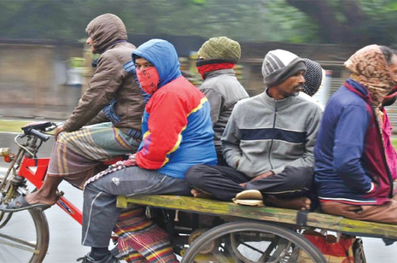 পঞ্চগড়ে হিমেল হাওয়ার দাপট