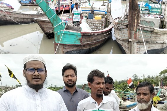 নোয়াখালীর হাতিয়ায় একটি অস্বচ্ছল পরিবারকে  একটি নৌকা ও জাল প্রদান করলো  - আস-সুন্নাহ্ ফাউন্ডেশন