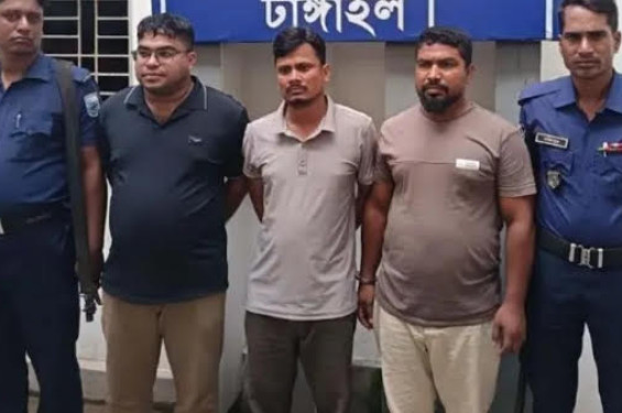 টাঙ্গাইলে ঠিকাদারের ওপর সন্ত্রাসী হামলা, যুবলীগ নেতাসহ গ্রেপ্তার ৩