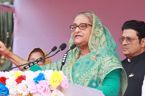 বাবার মতো জীবন উৎসর্গ করে পথে নেমেছি : প্রধানমন্ত্রী