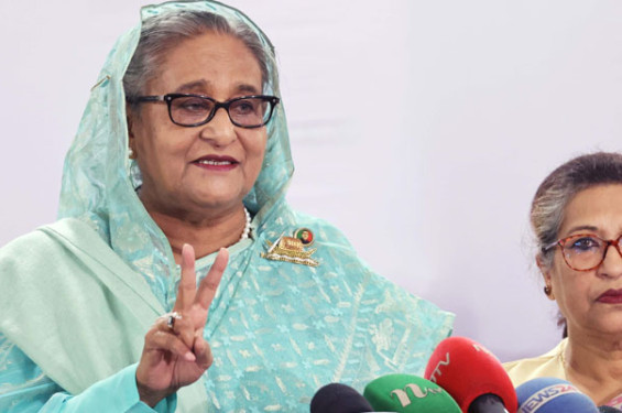 সুষ্ঠু পরিবেশ নিশ্চিত করেছি, কেন্দ্রে এসে ভোট দিন: শেখ হাসিনা
