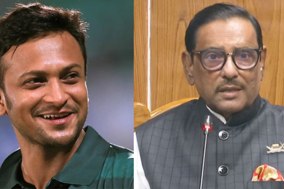 অবশেষে সাকিব ইস্যুতে মুখ খুললেন ওবায়দুল কাদের