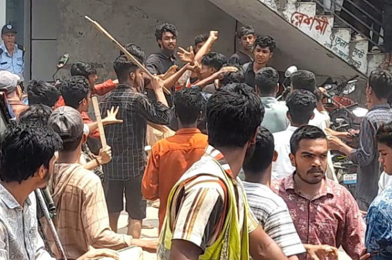 ব্রাহ্মণবাড়িয়ায় ছাত্রলীগের কর্মী সভায় সংঘর্ষ, ৩ শিক্ষার্থী আহত