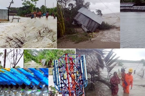 রিমালের তাণ্ডবে ইন্টারনেট-টেলিযোগাযোগ সেবায় মহাবিপর্যয়