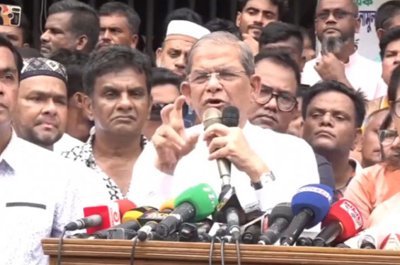 বাংলাদেশের অস্তিত্ব এখন বিপন্ন: ফখরুল