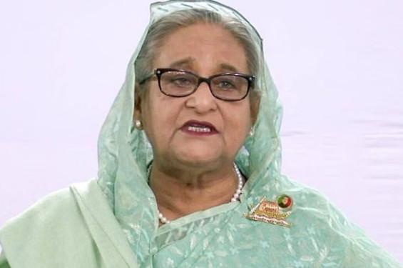 ক্ষমতাচ্যুত করার জন্য যুক্তরাষ্ট্রকে দায়ী করলেন শেখ হাসিনা