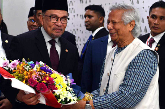 মালয়েশিয়ার প্রধানমন্ত্রী ঢাকায়