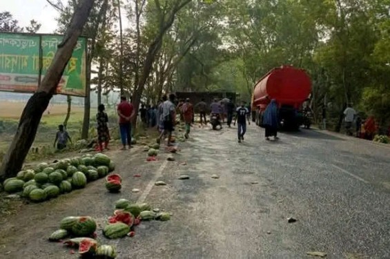 ফরিদপুরে ট্রাক-মোটরসাইকেল-অটোরিকশা সংঘর্ষ, নিহত ২