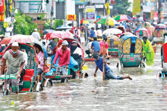 জলাবদ্ধতা দুর করতে কাজে  আসছে না কোনো উদ্যোগ