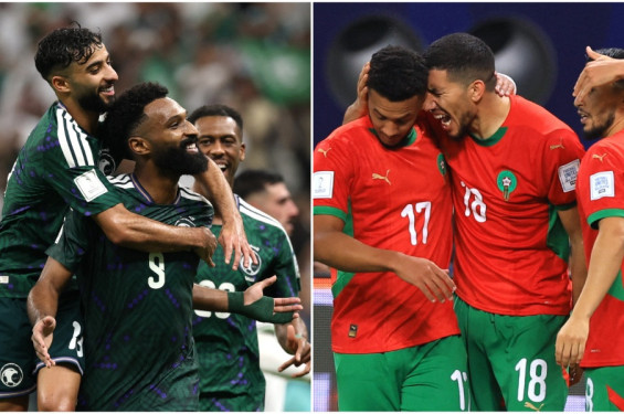 সেমিফাইনালে মরক্কো ও সৌদি আরব