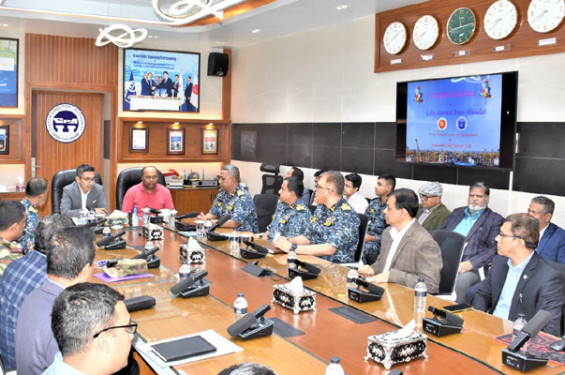 মাতারবাড়ী ও চট্টগ্রাম বন্দর পরিদর্শন করলেন আশিক চৌধুরী