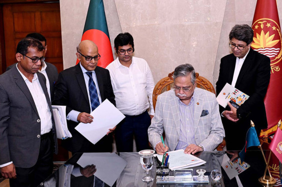 বাজেটের প্রস্তাবিত অর্থবিলে রাষ্ট্রপতির স্বাক্ষর
