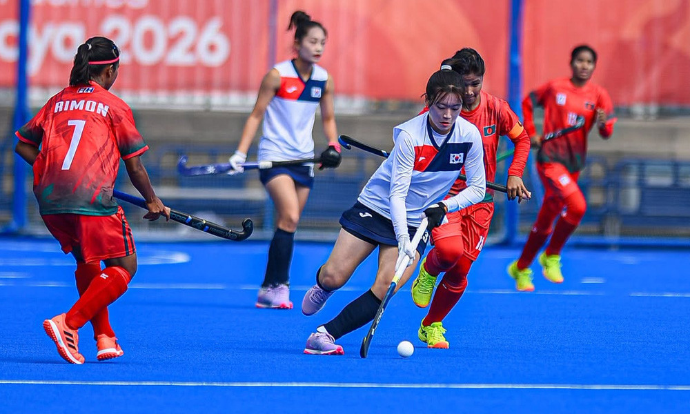 এবার দক্ষিণ কোরিয়ার কাছেও বড় পরাজয় বাংলাদেশের