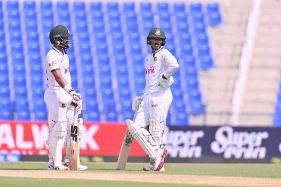 ১৫০ রানের লিড নিয়ে লাঞ্চে বাংলাদেশ