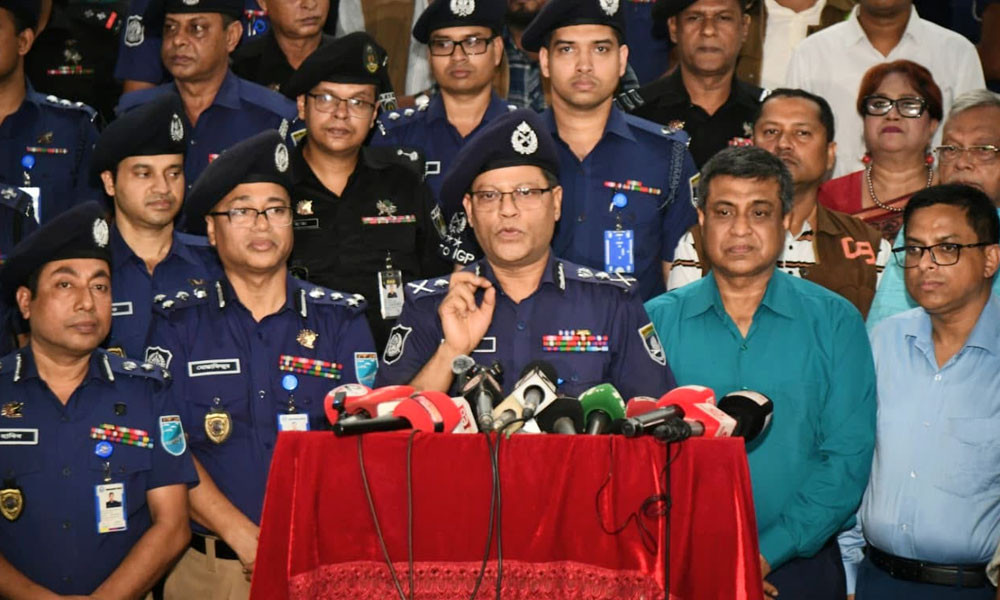 আইন-শৃঙ্খলা বাহিনী নিরলস কাজ করছে : আইজিপি