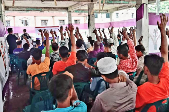 দ্রুত নির্বাচনের দাবিতে সাধারণ ব্যবসায়ীদের মতবিনিময় সভা অনুষ্ঠিত