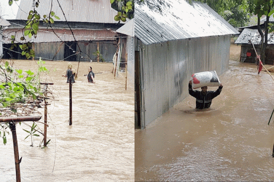 বিপর্যস্ত দোয়ারাবাজারের বানভাসিরা
