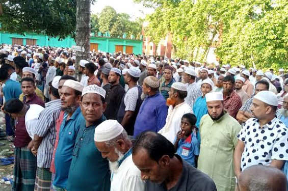 শান্তিগঞ্জের জয়কলস ইউপি চেয়ারম্যান আব্দুল বাছিত সুজন'র মাতার ইন্তেকাল- জানাযা সম্পন্ন