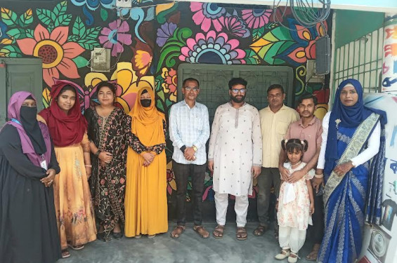 ঝিনাইদহে একাডেমি অব ফাইন আর্টস স্বপ্নচারু প্রতিষ্ঠানের প্রাক্তন শিক্ষককে বিদায় ও নতুন শিক্ষকদের বরণ
