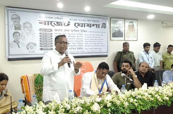 বেনাপোল পৌরসভার বাজেট ঘোষণা