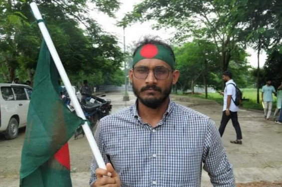 দেশের কোন স্থানে আবু সাঈদের ভাস্কর্য বা প্রতিকৃতি না বানানোর উদাত্ত আহ্বান আবু সাঈদের পিতার
