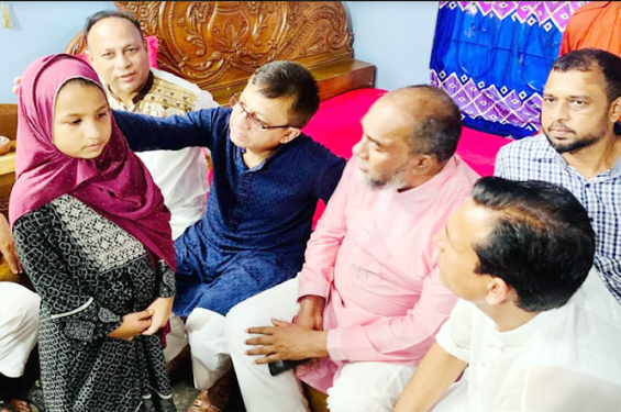 গোলাপগঞ্জের নিহত ও আহতদের পরিবারের পাশে বিএনপি নেতৃবৃন্দ