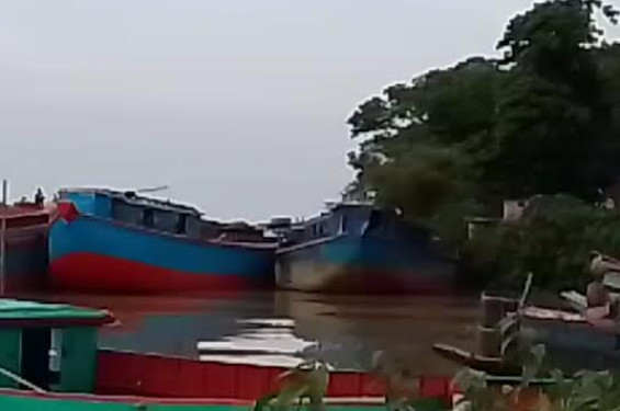 নাসিরনগরে অবৈধভাবে বালু উত্তোলন : কবরস্থান বাজারসহ জমিজমা নদীগর্ভে বিলীনের হুমকিতে