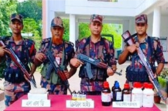 বেনাপোল সীমান্তে বিজিবি’র অভিযানে ক্রিস্টাল মেথ আইস, এলএসডি উদ্ধার