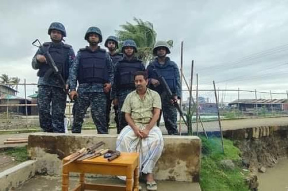 কক্সবাজারে ইউপি চেয়ারম্যান ও আ.লীগ নেতা অস্ত্রসহ গ্রেফতার