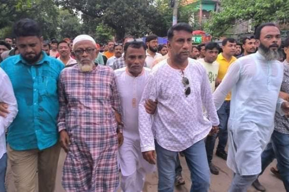 বিএনপি নেতা হাবিবের জামিনে শ্যামনগর বিএনপির আনন্দ মিছিল
