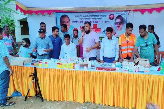 মৌলভীবাজার পৌর বিএনপির পক্ষ থেকে বন্যাদুর্গতদের ফ্রি চিকিৎসা সেবা প্রদান