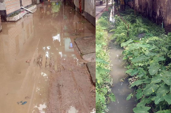 মজবুত ড্রেনেজ ব্যবস্থার অভাবে জলাবদ্ধতায় ডুবে যায় ঝিনাইদহ শহর