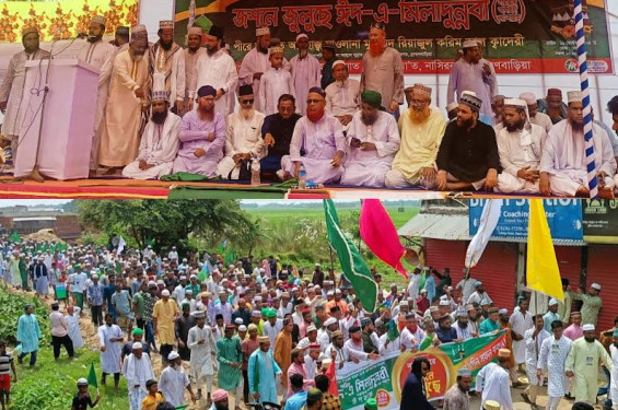 ঈদে মিলাদুন্নবী: নাসিরনগরে জশনে জুলুসমখী জনতার ঢল!