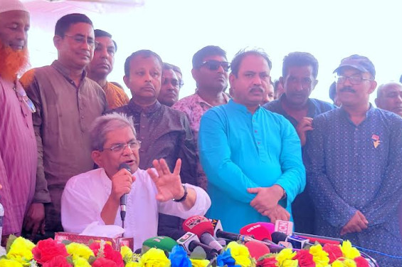 ওবায়দুল কাদের সাহেব আমার বাসায় আসেন থাকার জন্য, দেশবাসী জানে না আপনি কোথায় : ঠাকুরগাঁওয়ে মির্জা ফখরুল ইসলাম আলমগীর