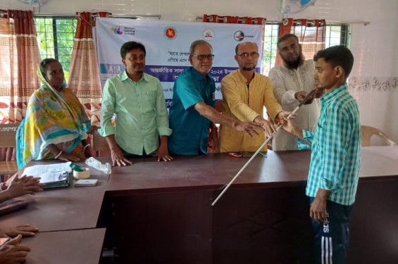 শ্যামনগরে আন্তর্জাতিক সাদা ছড়ি দিবস পালিত