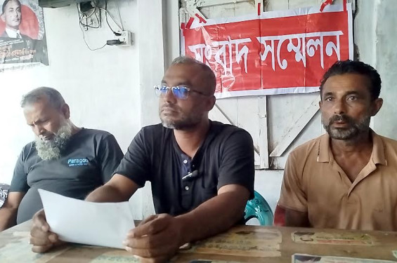 নড়াইলের কালিয়ায় অপপ্রচারের অভিযোগে সংবাদ সম্মেলন
