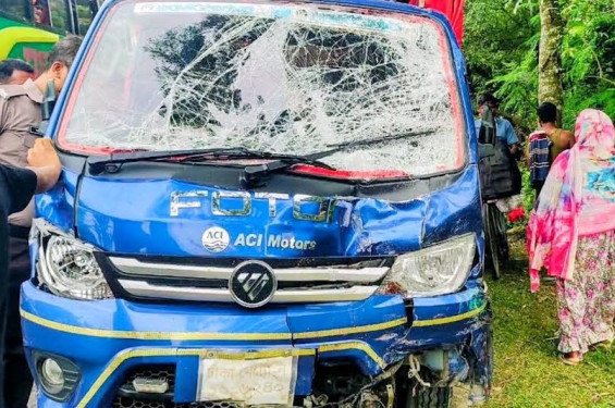 ঠাকুরগাঁওয়ে সড়ক দুর্ঘটনা পিকআপ, মোটরসাইকেল ও অটোরিকশার ত্রিমুখী সংঘর্ষে নিহত ২, আহত ৪