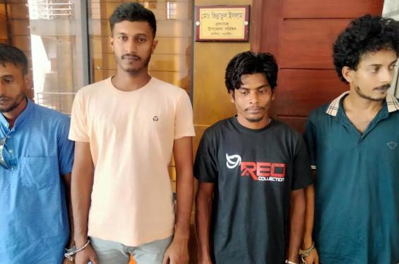 নড়াইলের কালিয়ায় মাদক সেবনের দায়ে ৪ যুবকের কারাদণ্ড