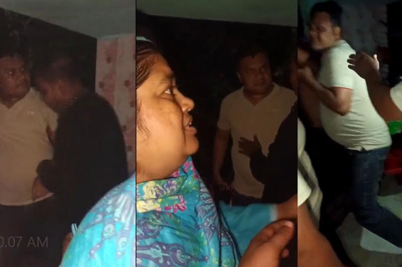 কালীগঞ্জে গভীর রাতে আসামি ধরতে গিয়ে পুলিশের সঙ্গে বাগবিতণ্ডা ও ধস্তাধস্তি, সরে গেলেন অভিযুক্ত